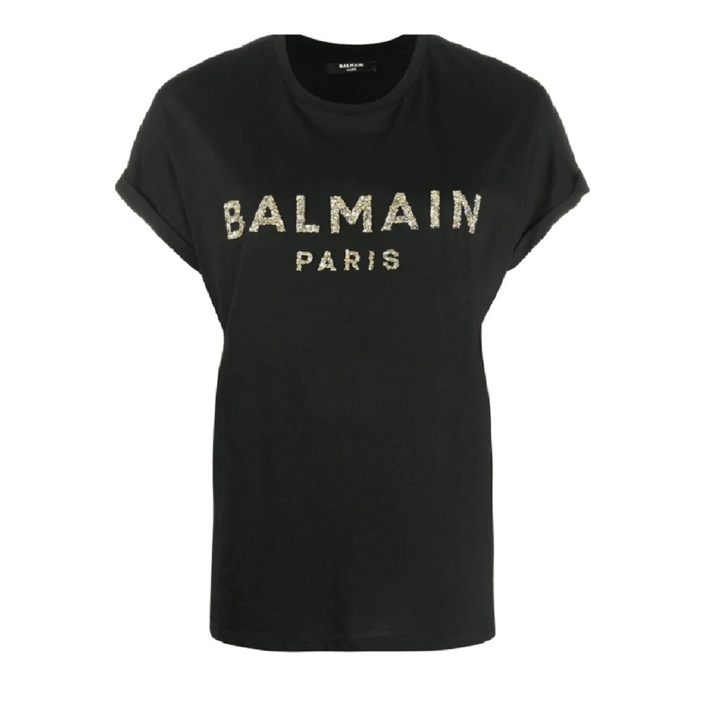 Authentic Balmain beaded t-shirt